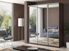 Шкафы-купе, Шкаф купе 3-х дверный Айсберг 200 зеркало