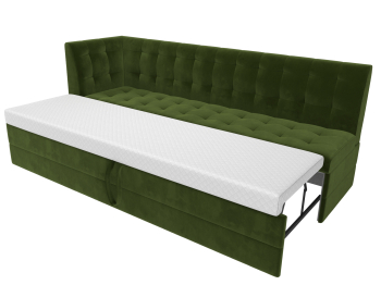 Кухонный диван Бриз с углом слева, микровельвет