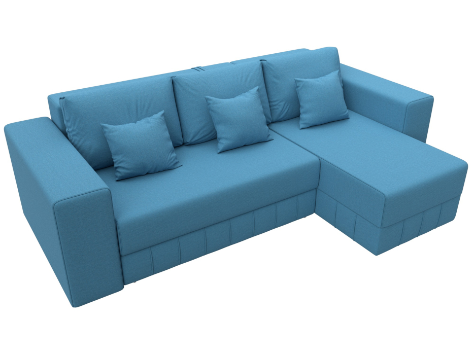 Диваны угловые в гостиную, Диван угловой Лига-076 угол универсальный, рогожка Амур