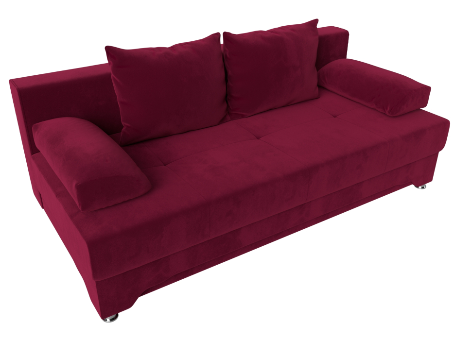 Диваны еврокнижки, Диван прямой Ник-2, микровельвет