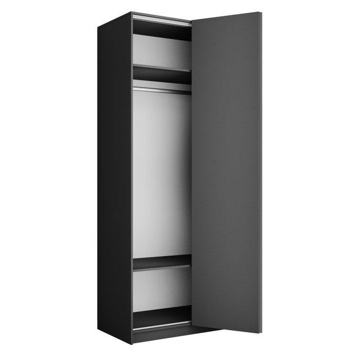 Шкафы распашные, Шкаф складной Е1 Локер ("Гармошка" с системой Push to Move/Правый)101х52,5х220 см