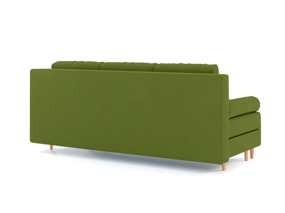 Диваны еврокнижки, Диван-кровать Белфаст без подлоктоников еврокнижка, велюр