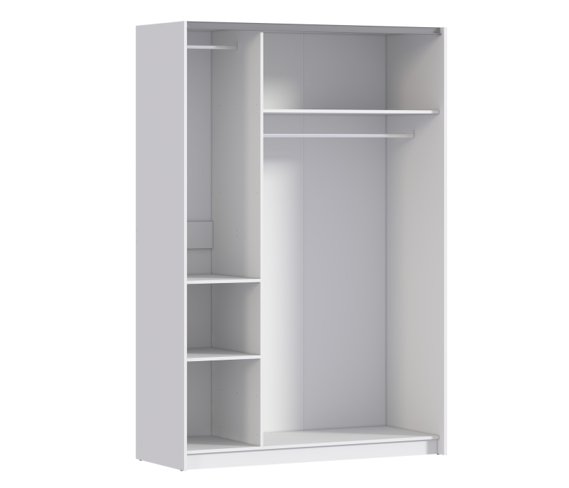 Шкафы-купе, Шкаф-купе (1500) Палермо СБ-2496 Белый