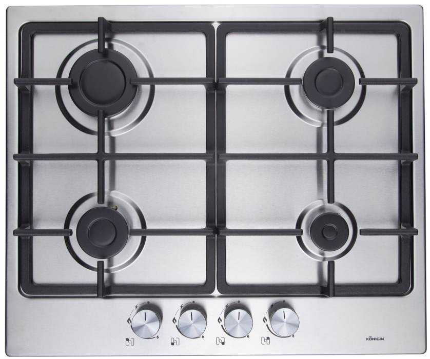 Встраиваемые варочные панели, Газовая варочная панель Konigin Spark 604 IX