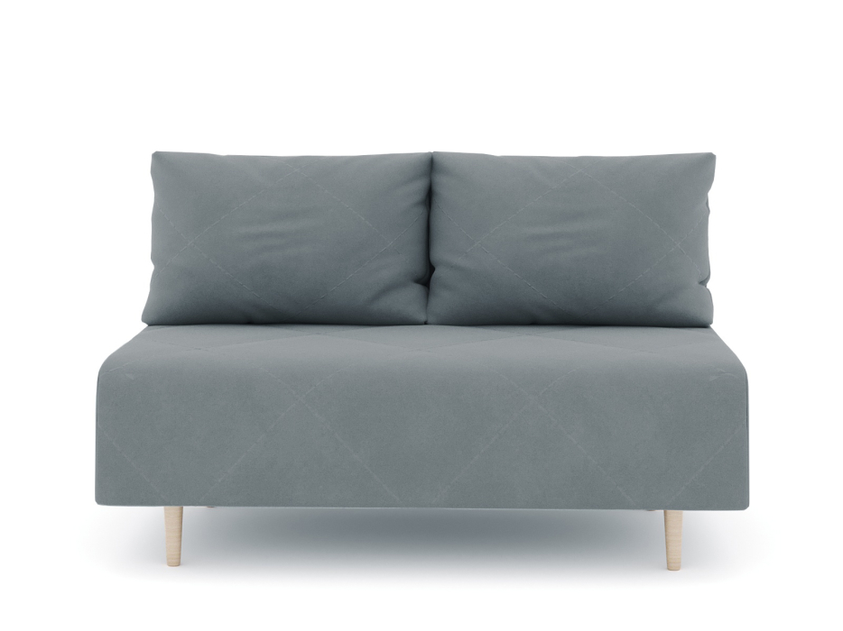 Дизайнерские диваны для гостиной, Диван прямой нераскладной Милли мини 2-х  местный без подлокотников, велюр