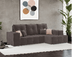 Диваны угловые в гостиную, Диван угловой Монреаль Правый угол (Кордрой)