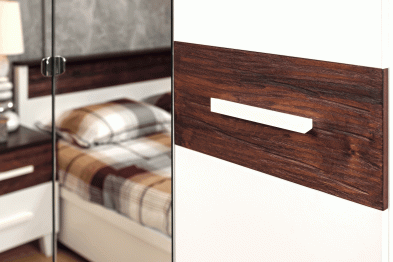 Норвуд 555 Шкаф для одежды и белья 4-дв с/з