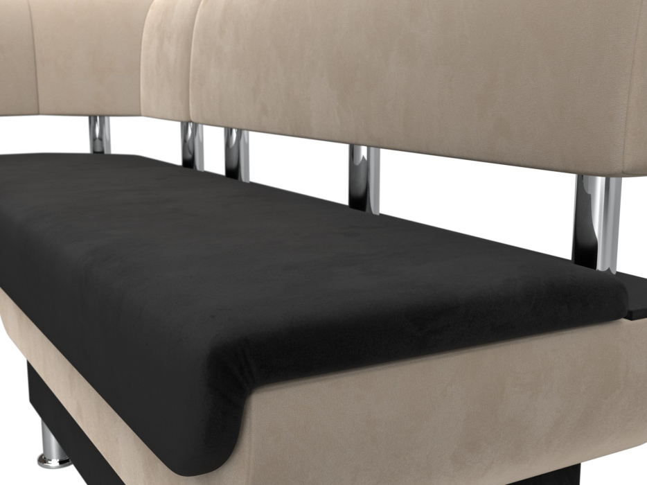 Кухонные уголки, Кухонный угловой диван Альфа левый угол, велюр