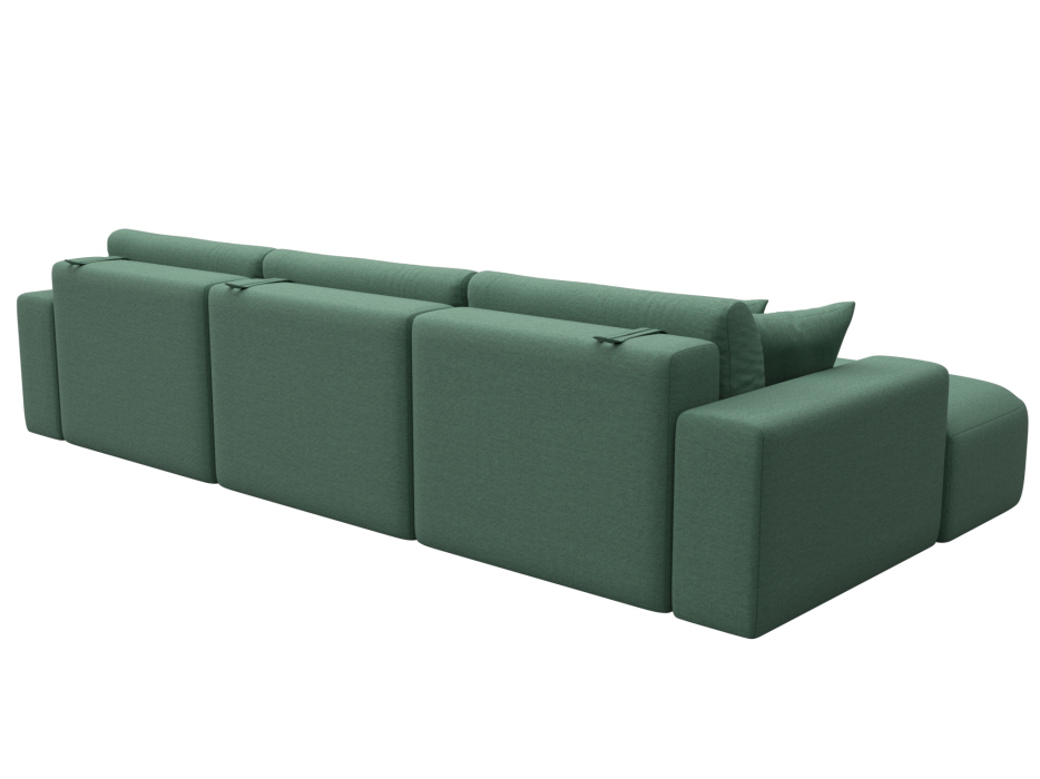 Диваны угловые в гостиную, Диван угловой Лига-036 НПБ Классик Лонг левый угол, рогожка Амур