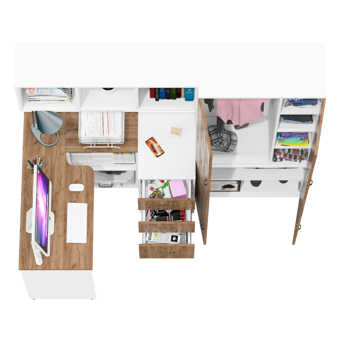 Домашние кабинеты, Домашний кабинет Лидер-8 компоновка № 27