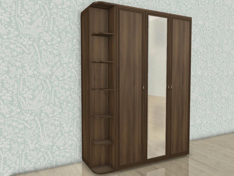 Шкафы одностворчатые, Модульная система Карина Шкаф ШК-1025