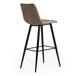 Стул барный Chilly, бежевый бархат