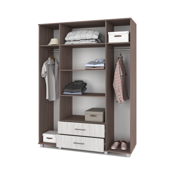 Шкафы распашные, Модульная система Ева Е43 Шкаф