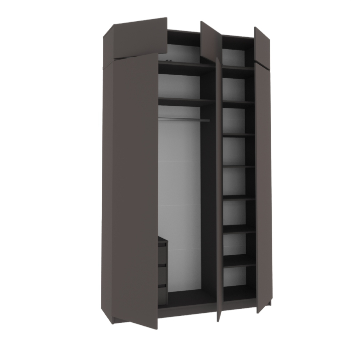 Шкафы распашные, Шкаф Мика с антресолью 1500