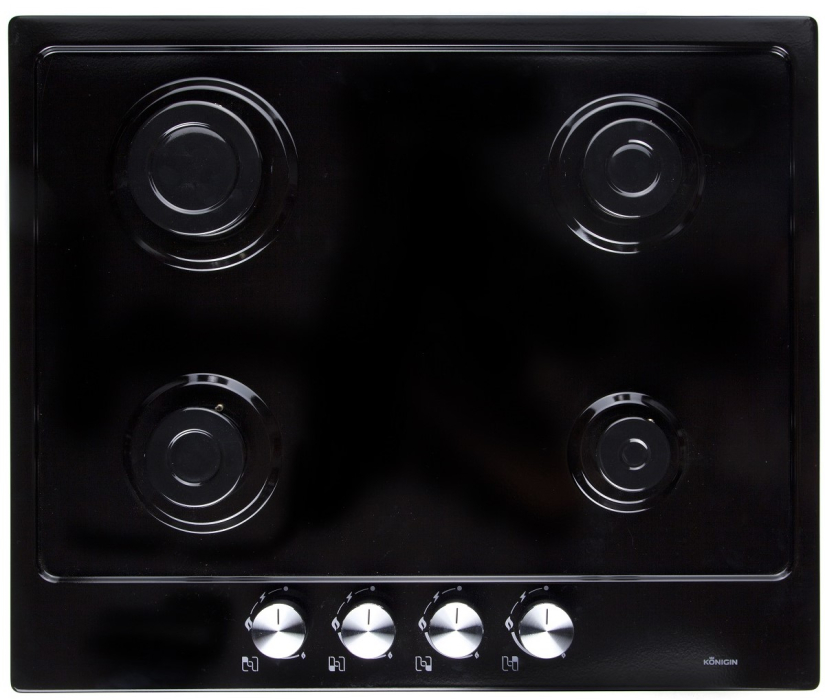 Встраиваемые варочные панели, Газовая варочная панель Konigin Spark 604 BK