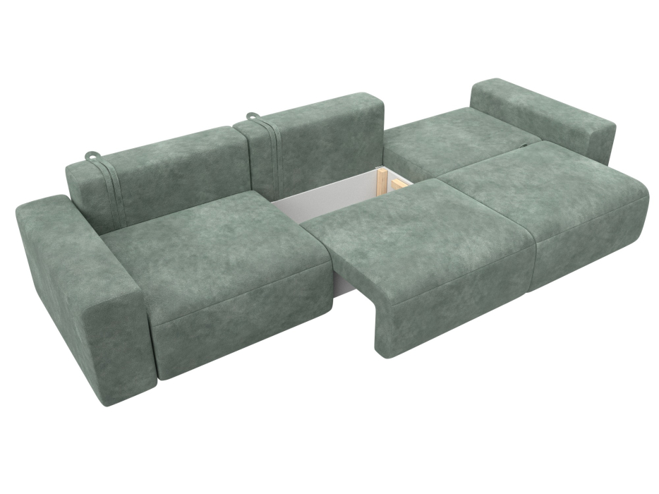 Диваны еврокнижки, Диван прямой Лига-036 НПБ Классик Лонг, велюр BRUT