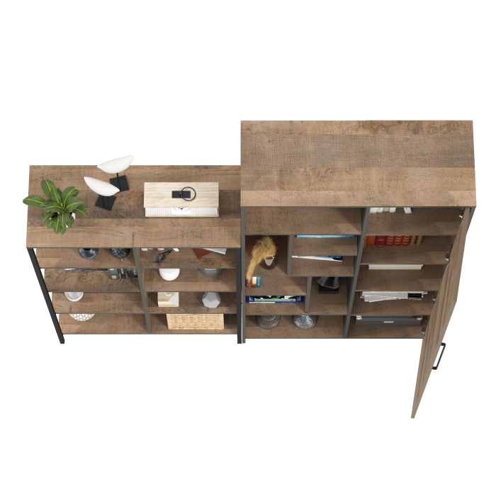 Стенки для гостиной, Шкаф-стеллаж со стеллажом Трувор 13.151.02