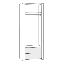 Шкаф для одежды Джастин 13.239