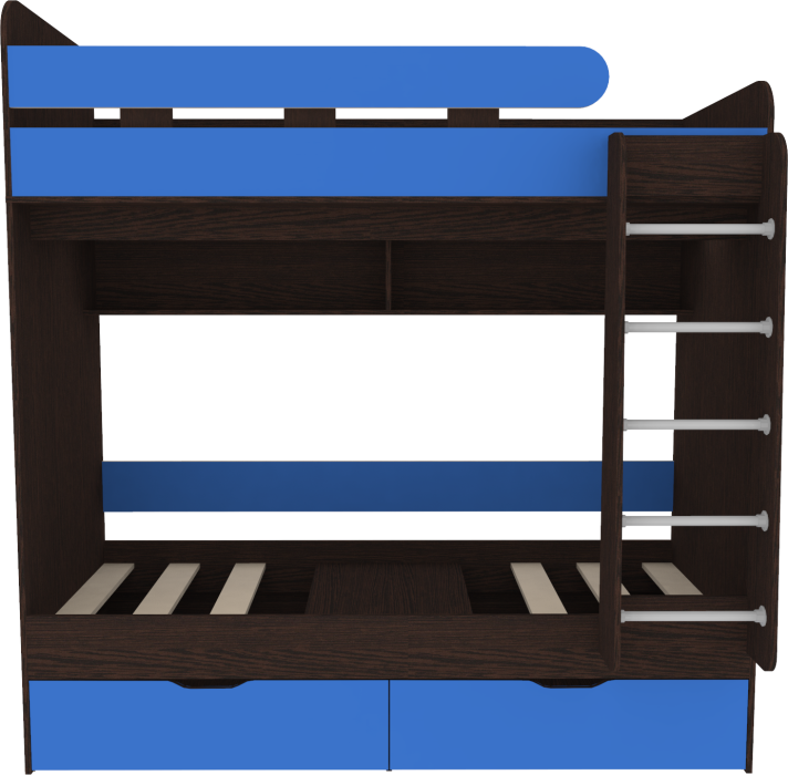 Для подростков, Двухъярусная кровать Юниор 5 80х190, Венге