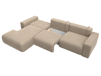 Диван угловой Лига-036 Классик Лонг левый угол, велюр