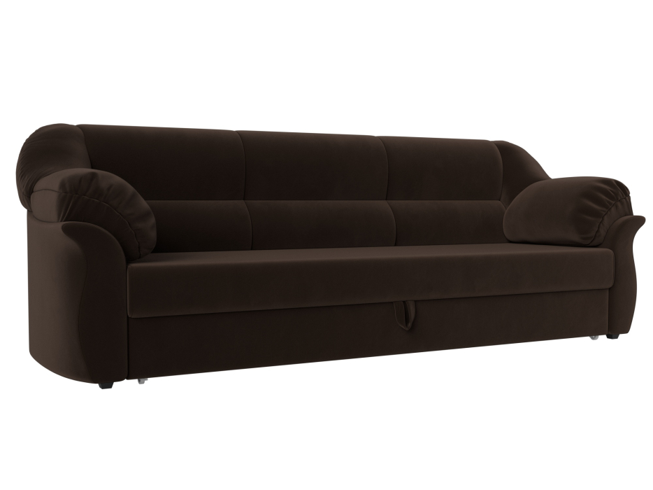 Диваны кровати со спальным местом, Диван прямой Карнелла, микровельвет