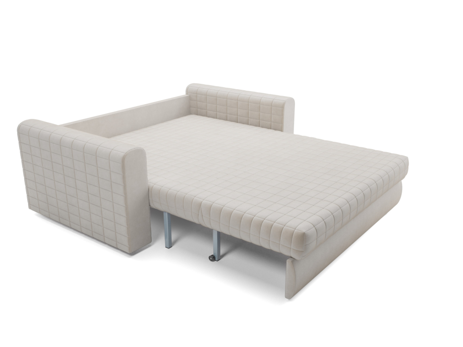 Диваны с ящиком для белья, Диван аккордеон Барон №5 ППУ 155х200 Бархат