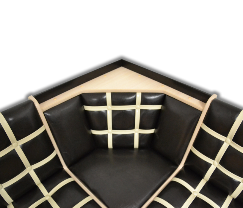 Кухонные уголки, Угловая скамья Комфорт-Лучиана 17 светлый