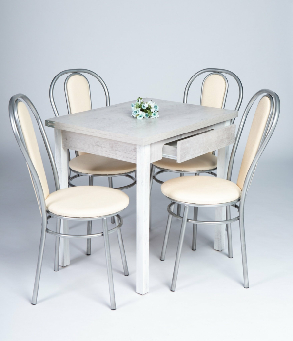 Обеденные группы, Обеденная группа С Ящиком/Венские хром