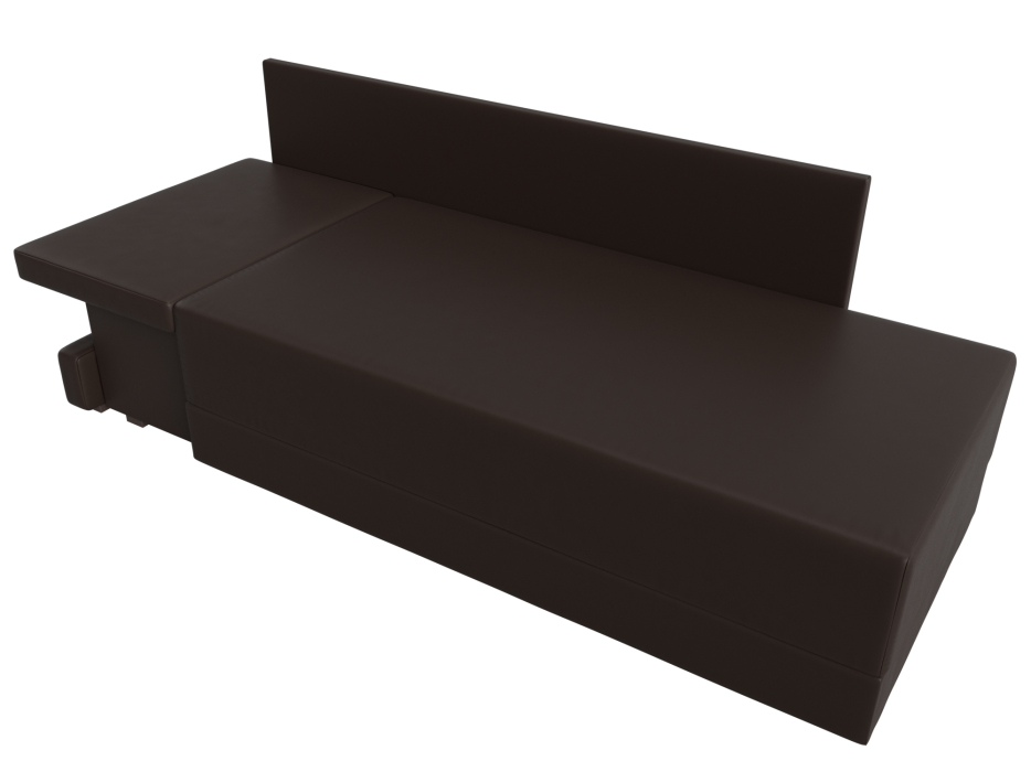 Кушетка диван, Кушетка Никас левая, экокожа