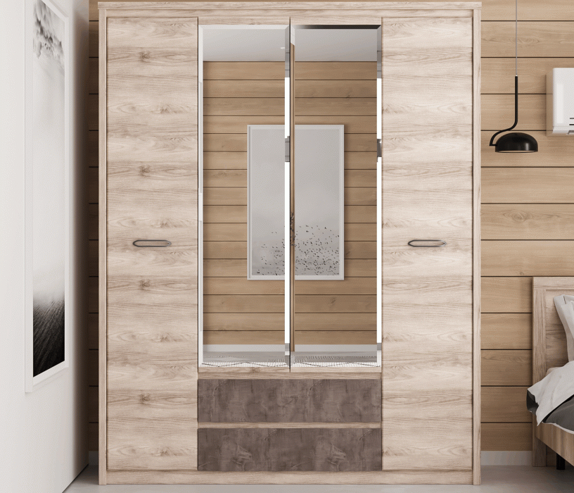 Для одежды, Шкаф 4DG2S Z , JAZZ