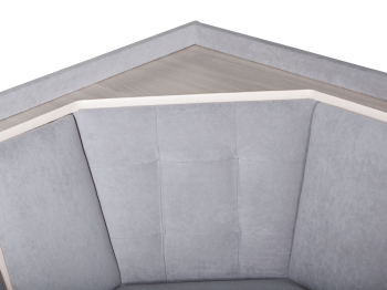 Кухонный уголок Стиль 1Л (со столом СТ4) Ясень шимо светлый / велюр