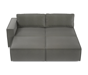 Диван модульный Шарм 25 211х170х70 см, левый, велюр