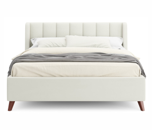 Мягкая кровать Betsi 1600 с подъемным механизмом и матрасом PROMO B COCOS