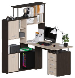 Компьютерный стол КС-15 Орхидея Левый