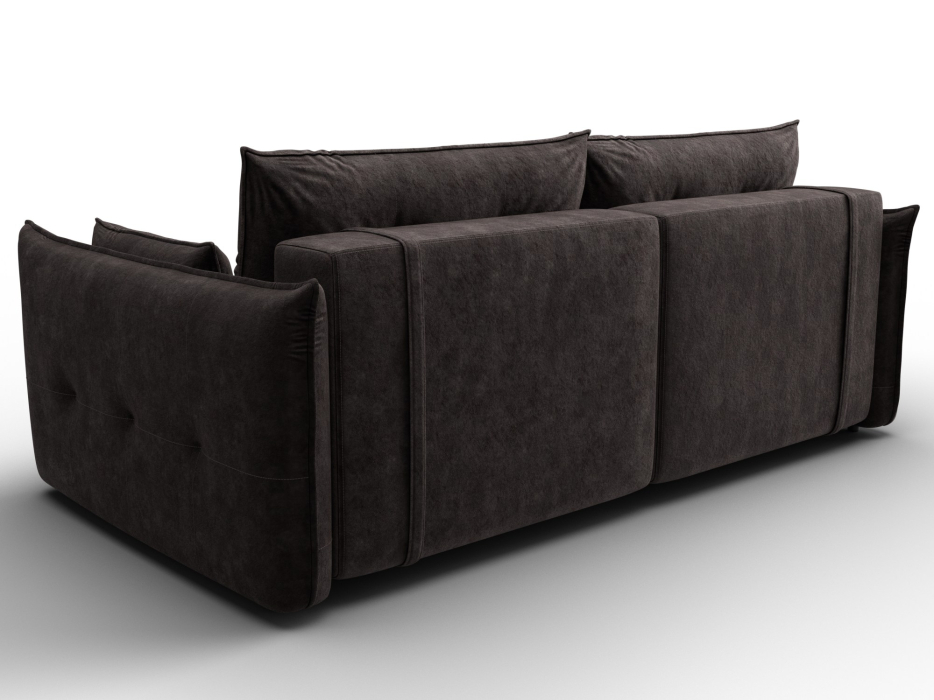 Диваны еврокнижки, Диван прямой Лига-100 НПБ, велюр BRUT