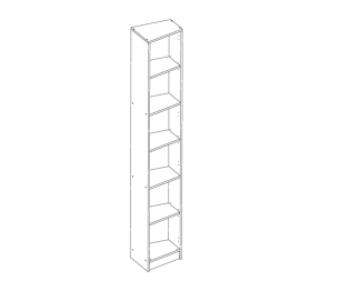 Эльза СВ-430 Шкаф торцевой левый