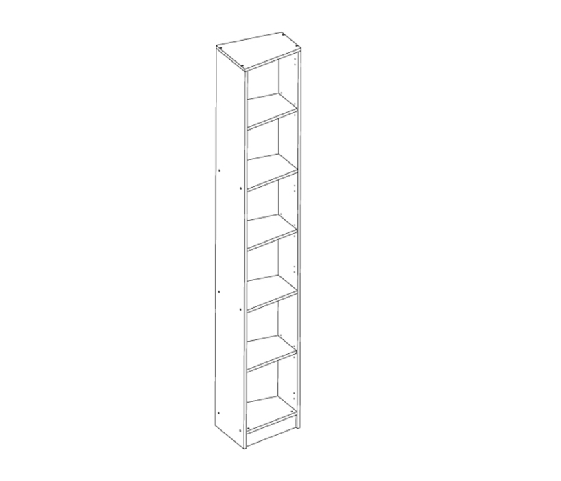 Для одежды, Эльза СВ-430 Шкаф торцевой левый