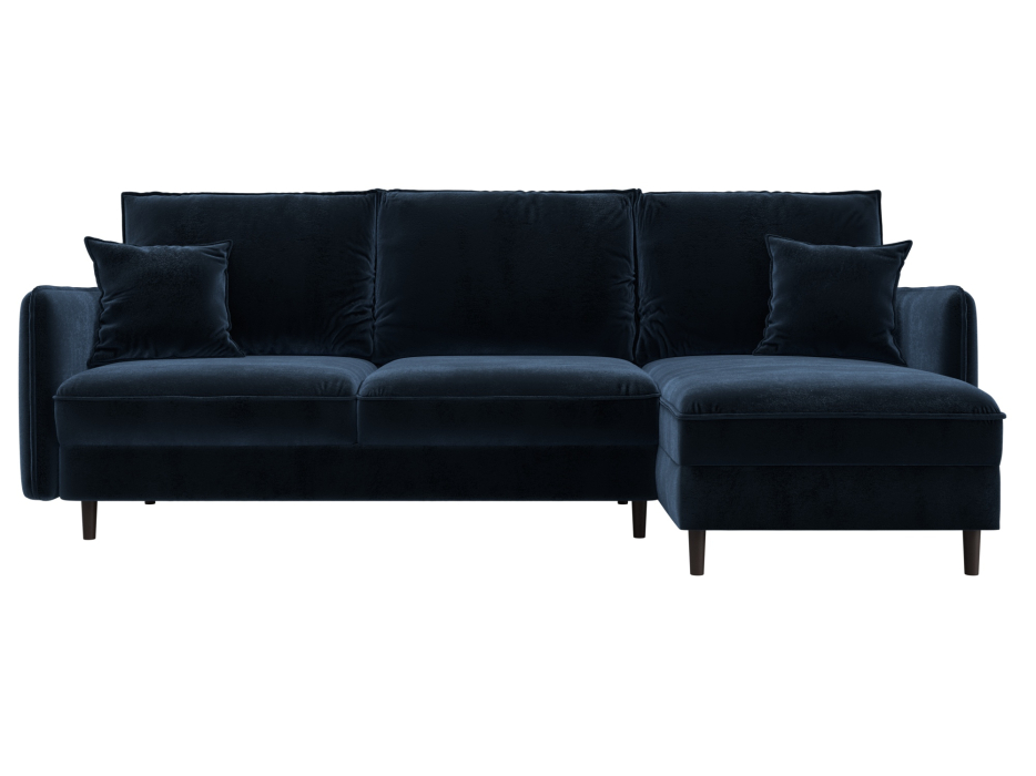 Диваны угловые в гостиную, Диван угловой Лига-064 НПБ угол универсальный, велюр TOWER