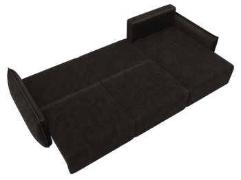 Диван угловой Лига-051 НПБ Лонг угол универсальный, велюр BRUT