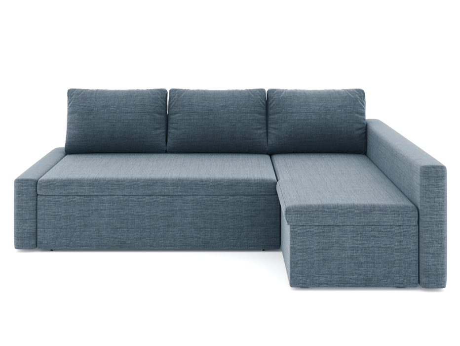 Диваны угловые в гостиную, Диван-кровать угловой Фрихетен дельфин, рогожка