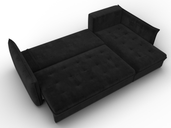 Диван угловой Лига-100 НПБ угол универсальный, велюр SEVEN