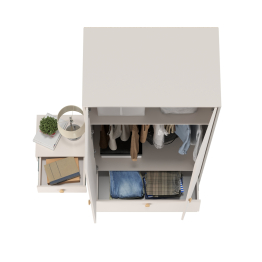 Шкаф 2-х дверный Афина и тумба прикроватная