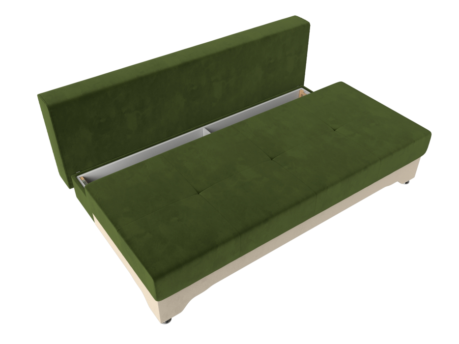 Диваны еврокнижки, Диван прямой Ник-2, микровельвет