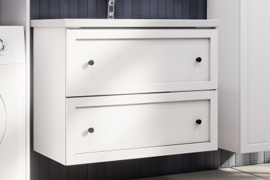 Тумба для ванной 2 ящика 80 см рамочный Хелена