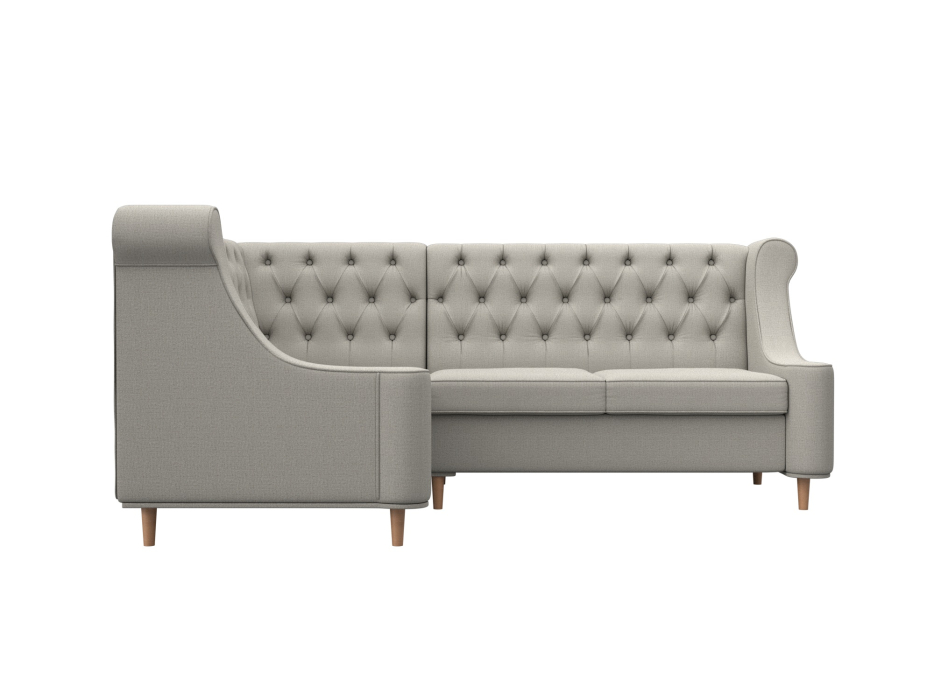 Диваны угловые кухонные, Диван кухонный угловой Бронкс левый угол, рогожка Амур