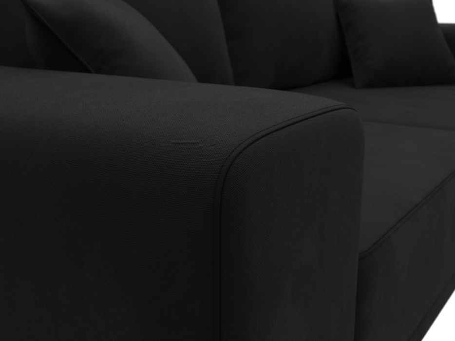 Диваны кровати со спальным местом, Прямой диван Льюес, микровельвет