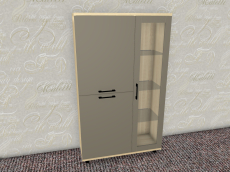 Шкафы распашные, Модульная система Грейс Шкаф ШК-5082  Ясень Асахи