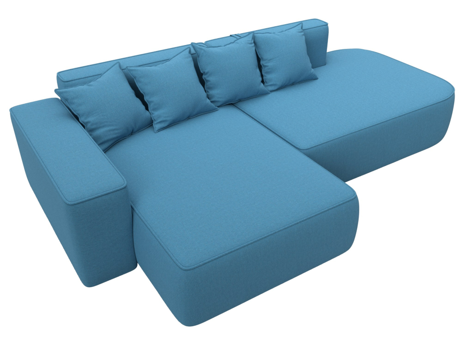 Диваны угловые в гостиную, Диван угловой Лига-065 угол левый, рогожка Амур