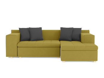 Диван угловой Чикаго без механизма, велюр