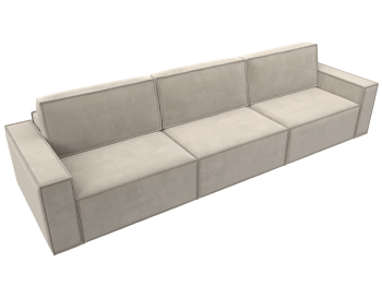 Прямой диван Куба лонг, микровельвет